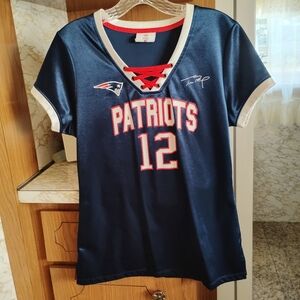 Tom Brady 12 New England Patriots NFL Team Apparel Jersey, Medium
